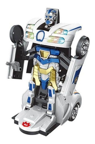 Boneco Carro Robot Transformers C/ Luzes E Som - 20cm - Zoop