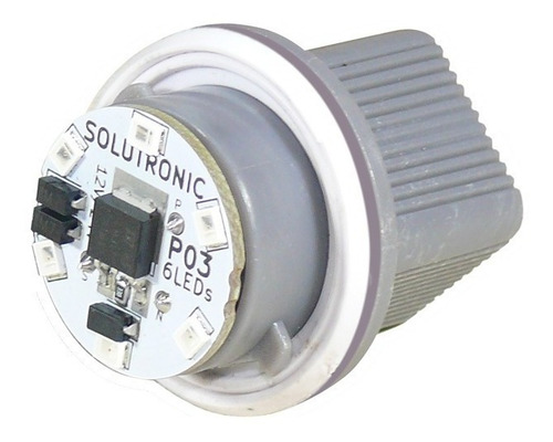 Imagen 1 de 4 de Portalampara Electronico Rojo 6 Leds Bipo 850 930 1800 1820