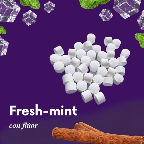 Pasta Dental Tableta Solida Mu&me Con Flúor Freshmint (25gr)