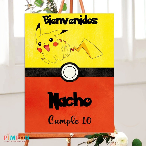 Kit Imprimible Pikachu - Personalizado