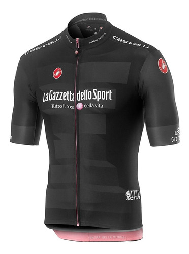 Camisa Preta Squadra 2019 Giro D´italia 