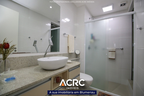 Imagem 10 de 21 de Acrc Imóveis - Apartamento Mobiliado Com Aquecimento A Gás E Piscina Para Venda No Bairro Itoupava Seca - Ap04502 - 69537552