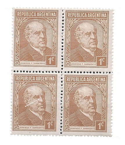 Argentina Gj 737 Variedad Lunar Nariz $ Sarmiento 364 Mint