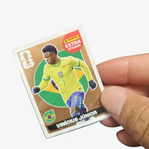 Figurinha Vinícius Junior Ouro , Gold Copa Panini 2026 Rara