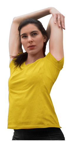 Imagen 6 de 10 de Camiseta Mujer Deportiva Antitranspirante Dryfit Nacional