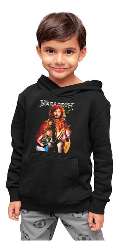 Sudadera Infantil Para Niñas Y Niños Megadeth Dave Mustaine