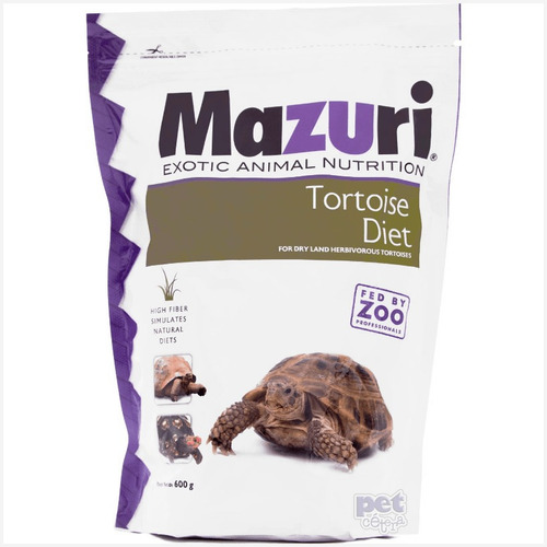 Mazuri Tortuga Terrestre 600 Grs Tortise Acuario Reptiles