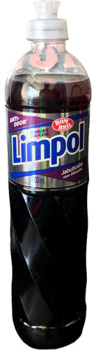 Kit 24 Detergente Limpol Glicerina Anti-odor 500ml Jabuticab