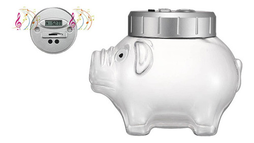 Cofrinho Digital Com Alarme De Voz E Display Lcd