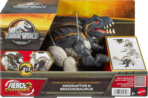 Dinosaurio Jurassic World 2 En 1 Dinosaurio Indoraptor
