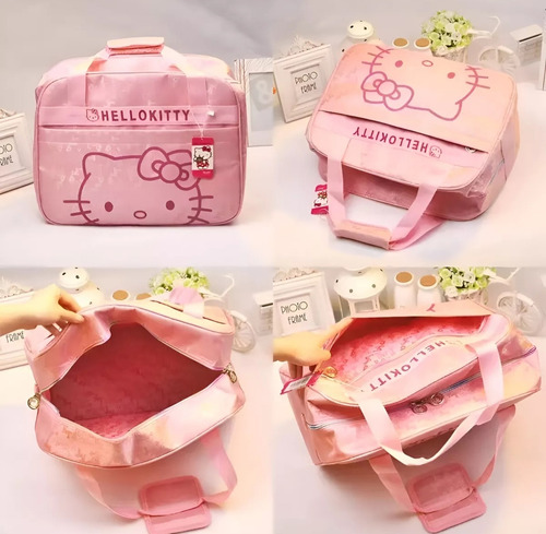 Bolsa Maleta De Hello Kitty, Bolso Grande Kitty