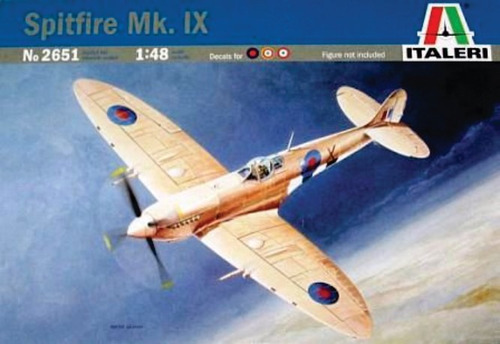 Italeri Avion Spitfire Mk.lx 1/48 Armar Pintar/ No Revell