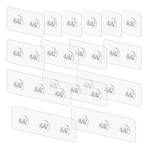 Vivinin Paquete De 15 Adhesivos De Reemplazo Para Estante De