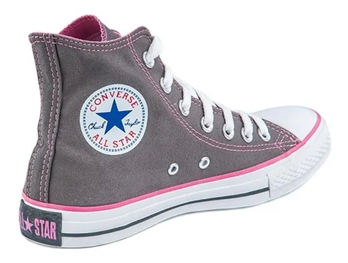 Converse Gris Con Rosa MercadoLibre 📦