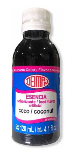 Esencia Saborizante Comestible De Coco 120ml