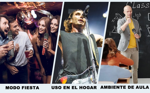 2 Micrófono Inalámbrico Profesional De Karaoke Con Receptor