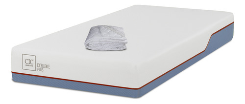 Colchon Excellence Plus 1p + Cubrec - Cic Blanco