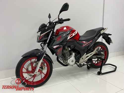 Imagem 4 de 9 de Honda Twister 250f Cbs 2020 Vermelha