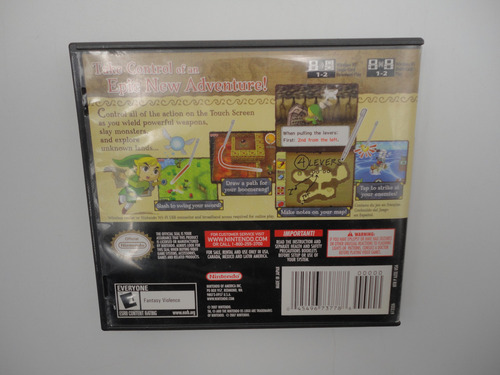The Legend Of Zelda Phantom Hourglass Nintendo Ds 3ds Al 100 (Usado)