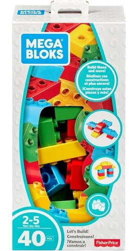 Piezas Megabloks ¡vamos A Construir! 40 Piezas