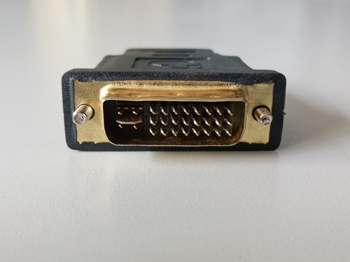 Adaptador De Video Dvi Macho 24+5 A Hdmi Hembra Generico