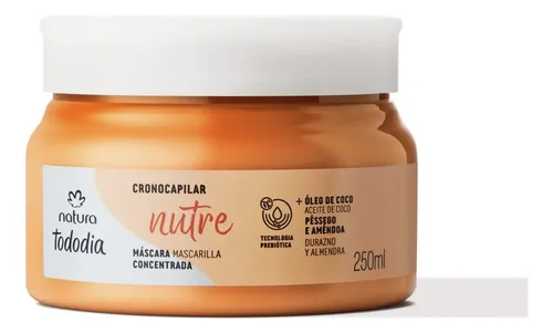 Máscara Concentrada Tododia Pêssego E Amêndoa Natura 250ml