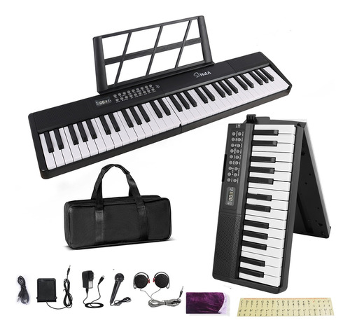 61 Teclas Electronico Teclados Y Pianos Con Micrófono Pedal