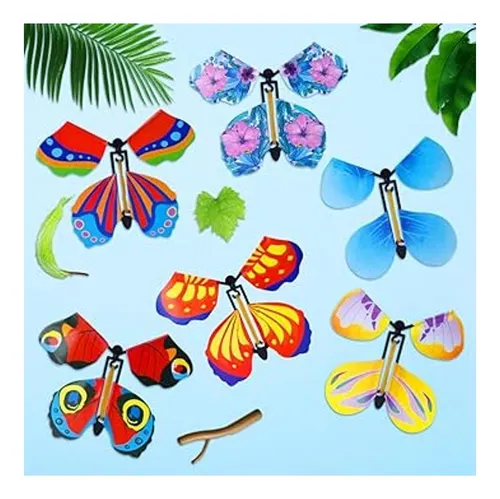 Outee Paquete De 10 Tarjetas Mágicas De Mariposa Voladora