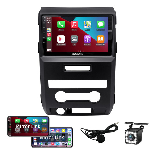 Estéreo 2+32gb Carplay Cámara For Ford F150 2008-2014 Gps