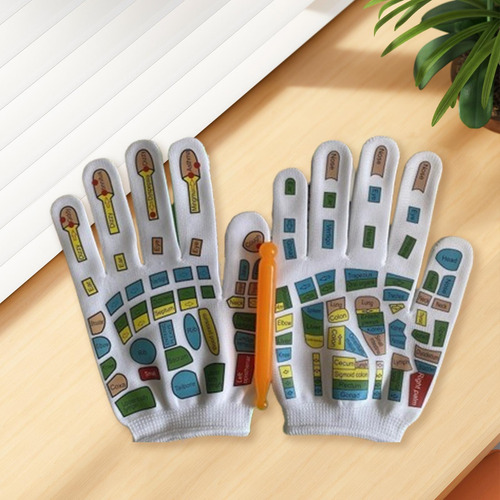 Mases De Manual Guantes De Reflexología Cómoda Para 19cm