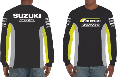 Camisa Manga Longa Suzuki Gsx Gsr Ecstar Racing Team Ref.462