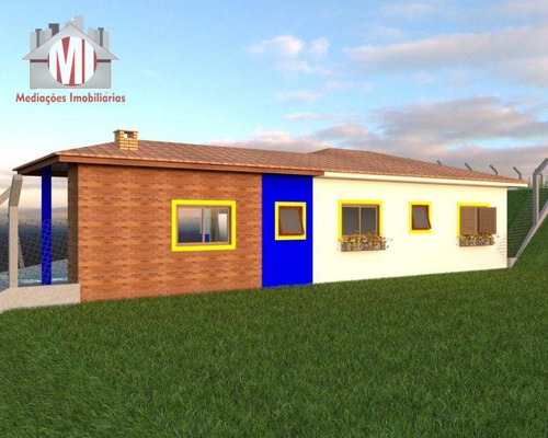 Imagem 8 de 24 de Lindo Projeto Em Construção, Com 3 Dormitórios, Piscina, Área Gourmet, Bem Localizada, À Venda, 950 M² Por R$ 360.000 - Zona Rural - Pinhalzinho/sp - Ch1004