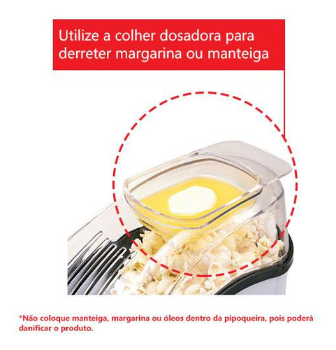 Pipoqueira Vintage Elétrica Popcorn Retrô Exclusiva