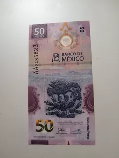 Billete $50 Ajolote Mexicano