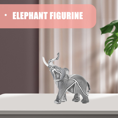 Figuras De Elefante De La Suerte, Adornos De Elefantes