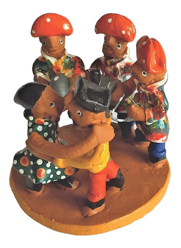 Imagem 1 de 8 de Mini Trio De Forró Casal Dançarinos P - Artesanato Caruaru
