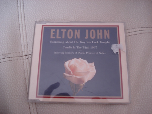 Cd Single Elton John Something About The ..caja Delgada