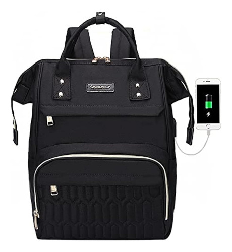 Sowaovut - Mochila Para Laptop De 15 Pulgadas,