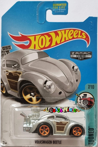 Hot Wheels Volkswagen Beetle Fusca Tooned Zamac 2017 Lacrado