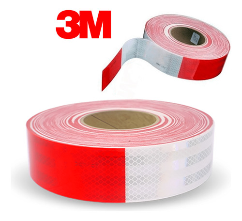 Cinta Reflectiva 9832 Rojo/blanco 45.7m X Rollo - In13-51603