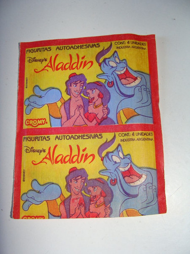 Sobre Aladdin Cromy 1993 - (vacio) Coleccionistas Sobres