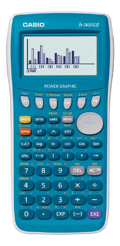 Calculadora Casio Fx-7400gii Sd Graficadora - Ditrib Oficial Color Azul