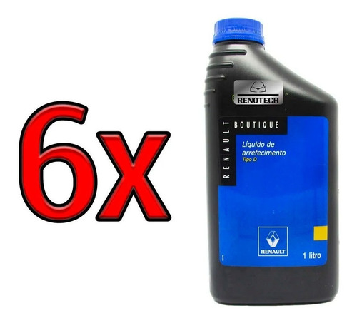 Aditivo Para Radiador Renault Boutique 6x 7702267005