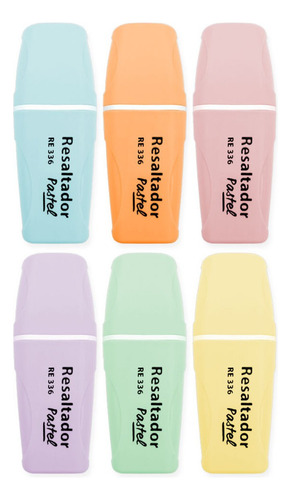 1 blister Marcatextos Sabonis Mini Pastel Con 6 Re-336s