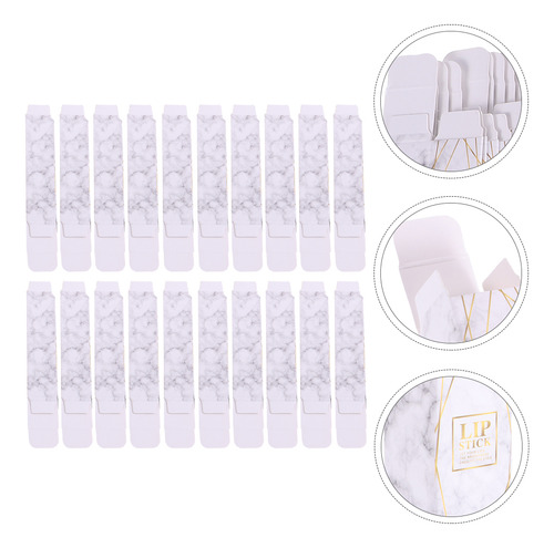 Caja De Embalaje De Lápices Labiales Crystal, 50 Unidades