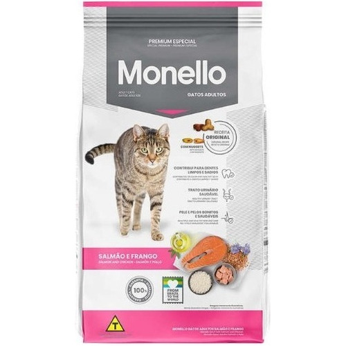 Monello Cat  Salmón, Atun Y Pollo 15kg 