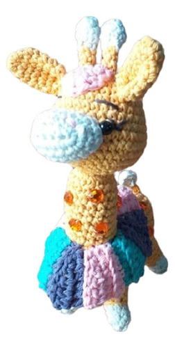 Jirafa Tejida Al Crochet Amigurumi