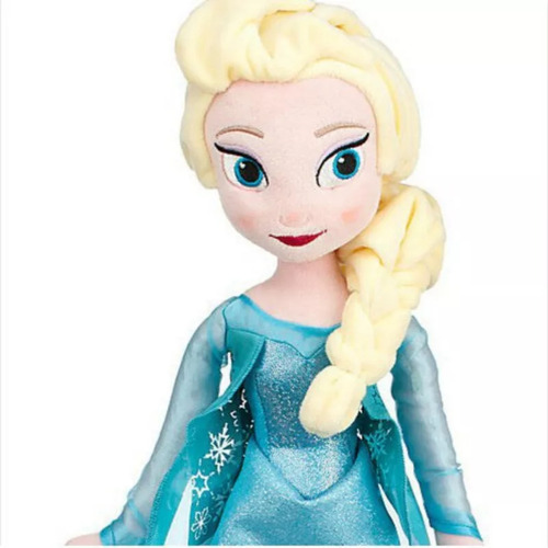 Boneca De Pelúcia Meninas - Frozen - Elsa - 40cm - Long Jump