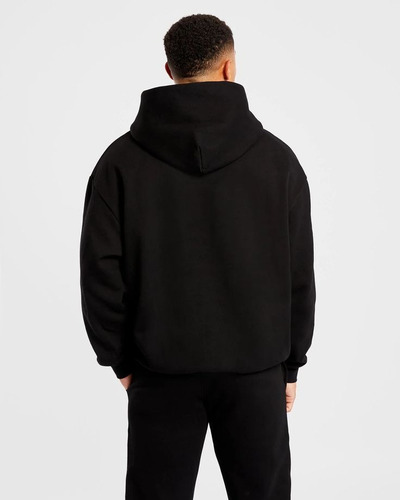 Buzo Rustico Hoodie Liso Hombre