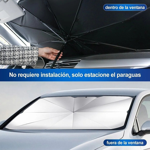 . Coche Parasol Parabrisas Retráctil Protección Cubre Para